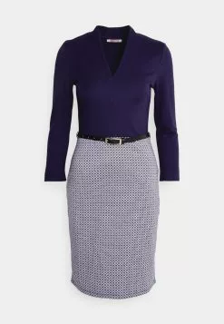 Anna Field Robe Fourreau - Dark Blue/White -Hauts Boutique c6a6d5aa7b8b482e9a50aa862dbbb519