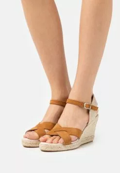 Anna Field Leather - Espadrilles - Cognac