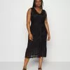 Sleeve Less Dress - Robe De Jour - Black