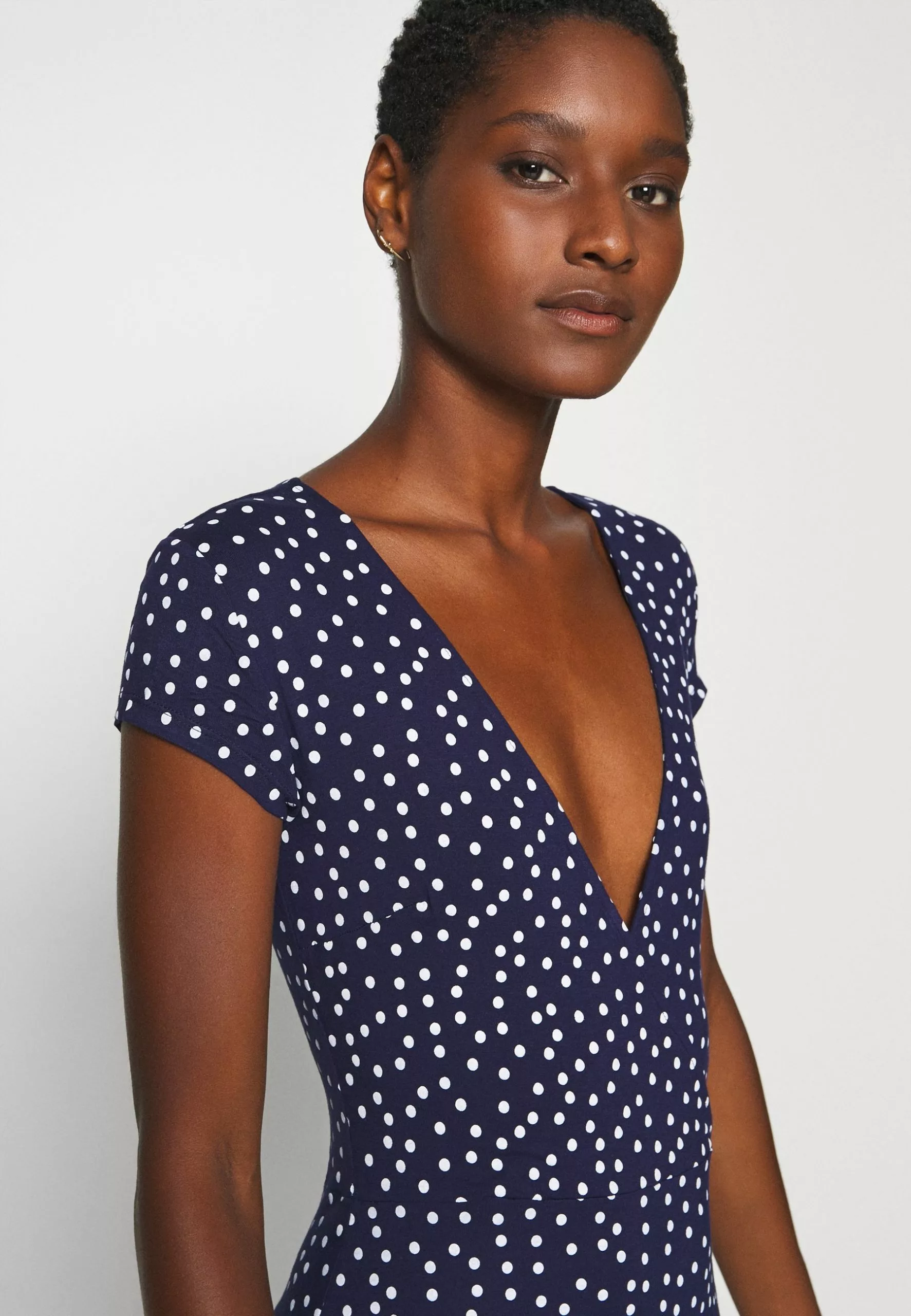 Anna Field Robe En Jersey - Maritime Blue/White 4 Anna Field Robe En Jersey - Maritime Blue/White – Image 4