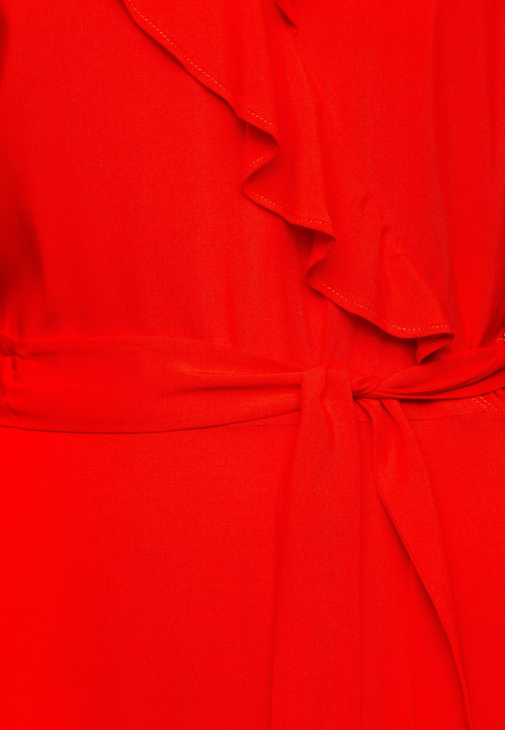 Anna Field Volant Midi Dress - Robe De Jour - Red 3 Anna Field Volant Midi Dress - Robe De Jour - Red – Image 3