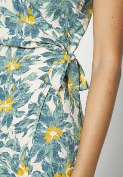 Anna Field Woven Wrap Dress - Robe De Jour - Multi/Green -Hauts Boutique d1b58fe1e3224deb8ecb932d1b86c5c3