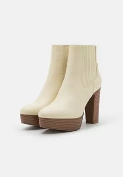 Anna Field Bottines À Plateau - Off White -Hauts Boutique d1bff4a38a49439f8faadd0083d6e5b0
