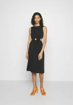Anna Field Sleeveless Midi Dress - Robe De Jour - Black -Hauts Boutique d2033ebfb9b342fda0ba3f8c1b530f34