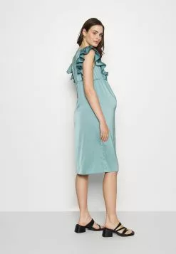 Mama Dress Mid Dress Open Slips - Robe De Soirée - Light Green -Hauts Boutique d2f0f537627b4bd2a3a532e70ec5aaf6