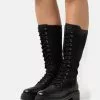 Anna Field Leather - Bottes À Lacets - Black