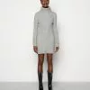 Anna Field Rollkragen Mini Strickkleid - Robe Fourreau - Grey