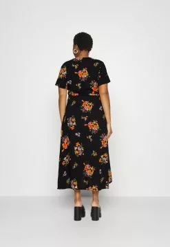 Wrap Dress High Low Hem - Robe De Jour - Black -Hauts Boutique de12f0ef14d241e1b655b15c1d5dd52e