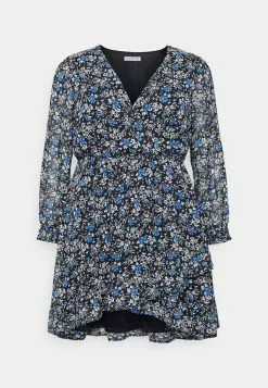 Robe De Jour - Black/Multi-Coloured -Hauts Boutique dfbabc718434481186a339532b5592f4