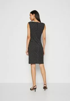 Anna Field Robe En Jersey - Black/White -Hauts Boutique e35bf515a4de4cb8ac6a8432ce0e5dc5