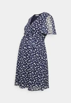 Robe De Jour - Dark Blue/White -Hauts Boutique e4531adb63194f1c90cc6d05d607204d