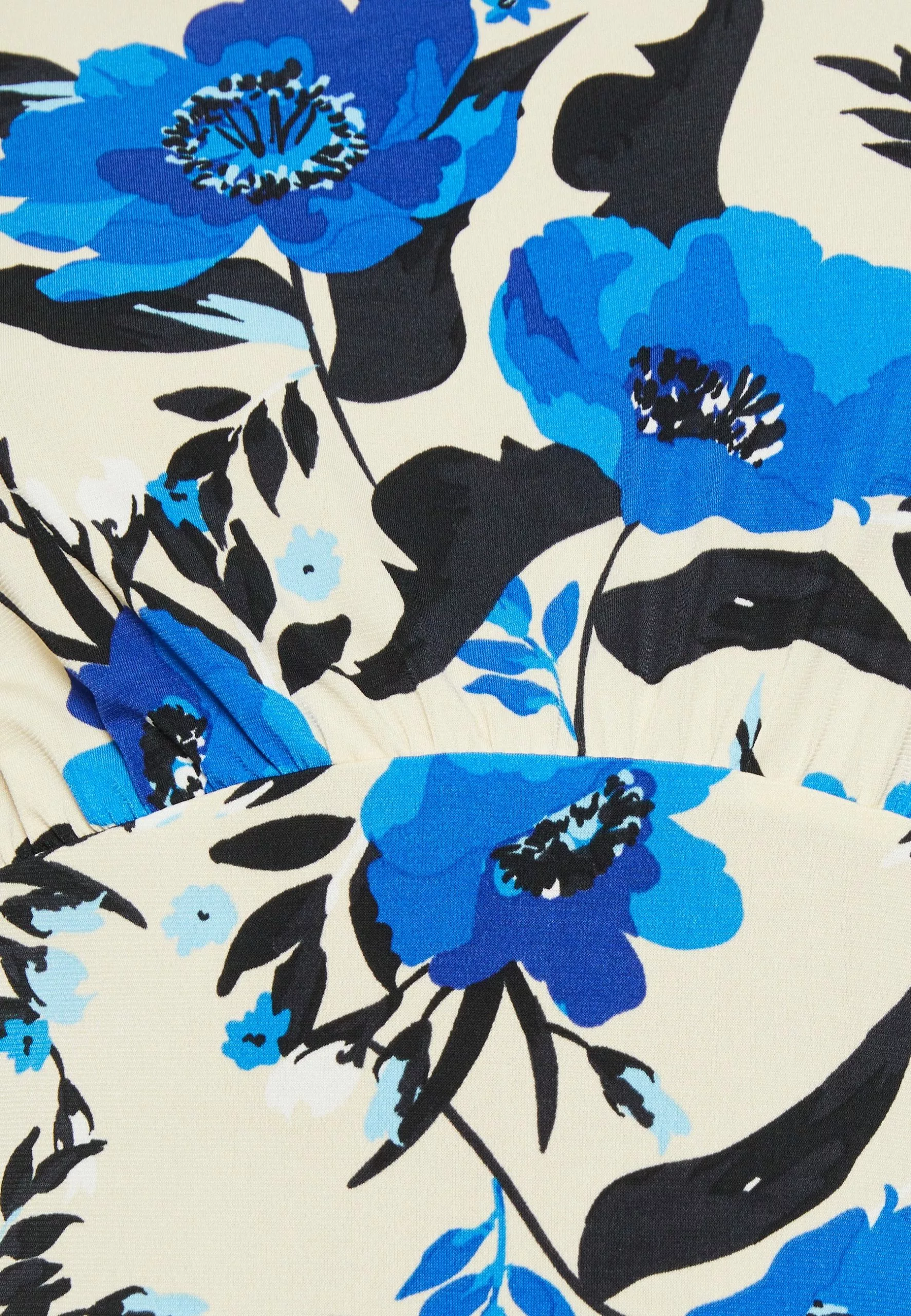 Anna Field Robe En Jersey - Off White/Blue 6 Anna Field Robe En Jersey - Off White/Blue – Image 6