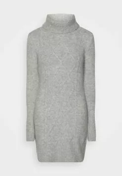 Anna Field Rollkragen Mini Strickkleid - Robe Fourreau - Grey -Hauts Boutique ea3c3185f0d140ce957944c04020bb0c