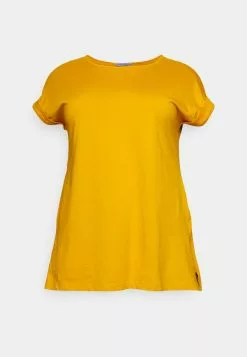 Long - T-Shirt Basique - Dark Yellow -Hauts Boutique ef3f7027165349ae9d8500a6c0390976
