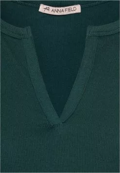 Anna Field T-Shirt À Manches Longues - Dark Green -Hauts Boutique f0f92838192f40cc98522e4e15bccaf8