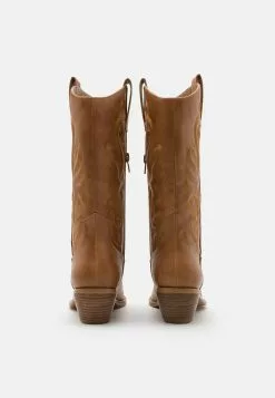 Anna Field Santiags - Cognac -Hauts Boutique f37bb4727acf42bea68c3e92b43e19ca