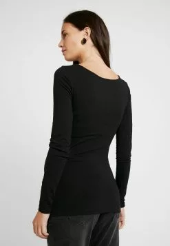 2 Pack - T-Shirt À Manches Longues - Black/White -Hauts Boutique f3c67b7539194214b3bd5ada3439f483