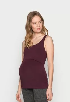 Nursing 2 Pack - Top - Débardeur - Bordeaux/Black -Hauts Boutique f5477f2b54c64a4ebdbcbbdd17c6a56c