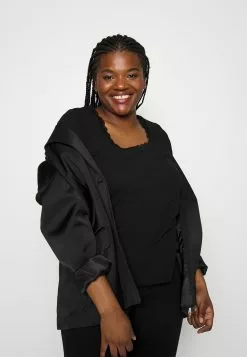 Plus Size - T-Shirt Imprimé - Black -Hauts Boutique f6e76092d7ba4ceda3f70f93bba7bb4a