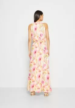 Anna Field Robe Longue - White/Pink -Hauts Boutique f71596eedfbf42229d7c82df7f78e64f