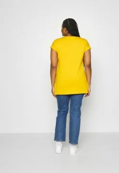 Long - T-Shirt Basique - Dark Yellow -Hauts Boutique f94e00074f6247c999a33fac04f2feee