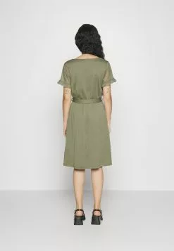 Robe En Jersey - Olive -Hauts Boutique f9cbfa887974457bae76af18430ddd84
