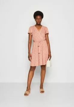 Anna Field Robe De Jour - Brown/White -Hauts Boutique fa805c900c004517ac0d4b31d97db635