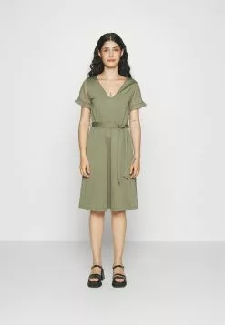Robe En Jersey - Olive