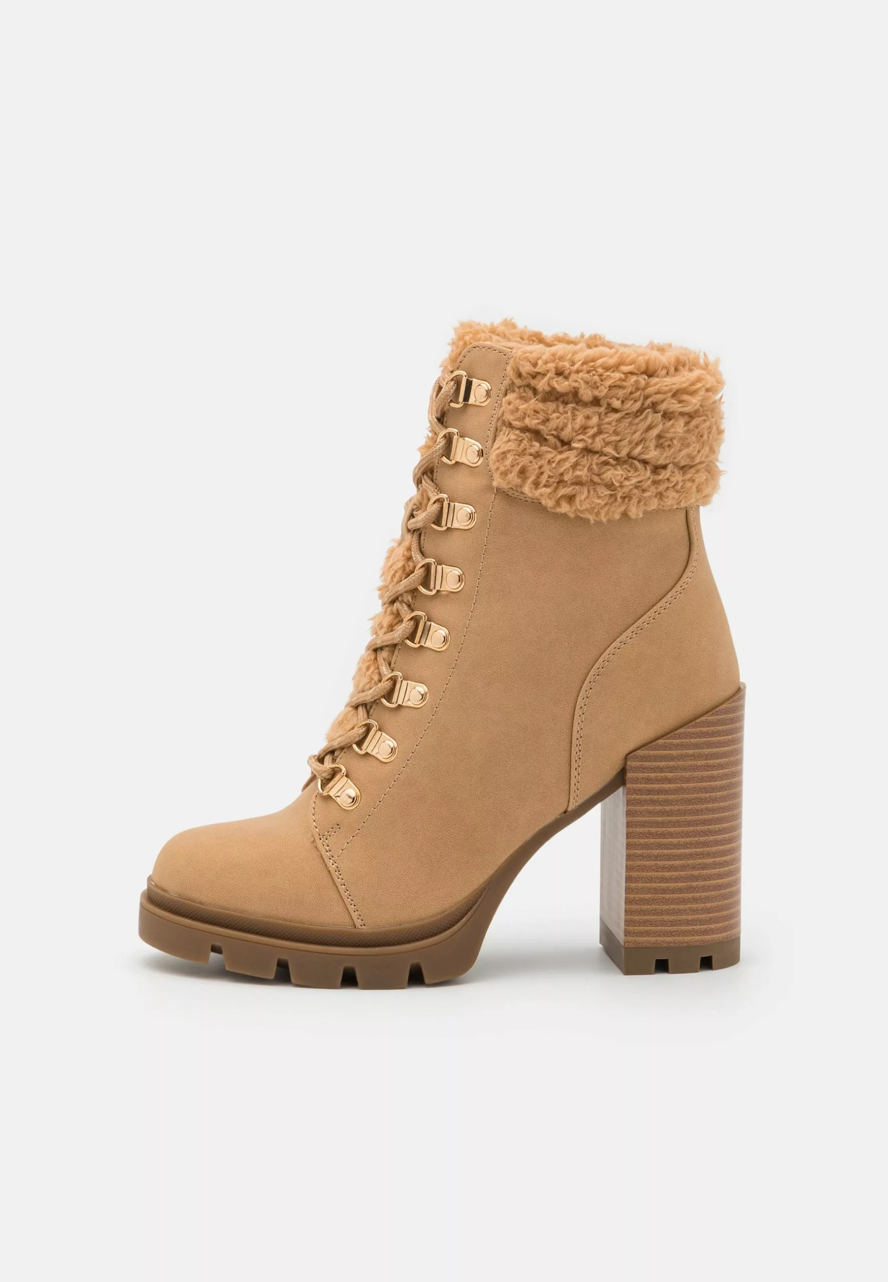 Anna Field Leather - Bottines À Lacets - Beige 2 Anna Field Leather - Bottines À Lacets - Beige – Image 2