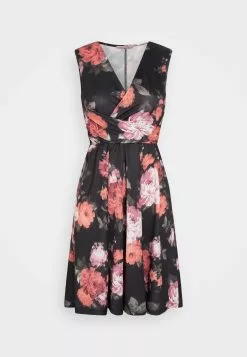 Anna Field Robe En Jersey - Black/Multi-Coloured -Hauts Boutique fb10746283f5458990842f087e7bcb3c