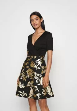 Anna Field Robe De Soirée - Black/Gold